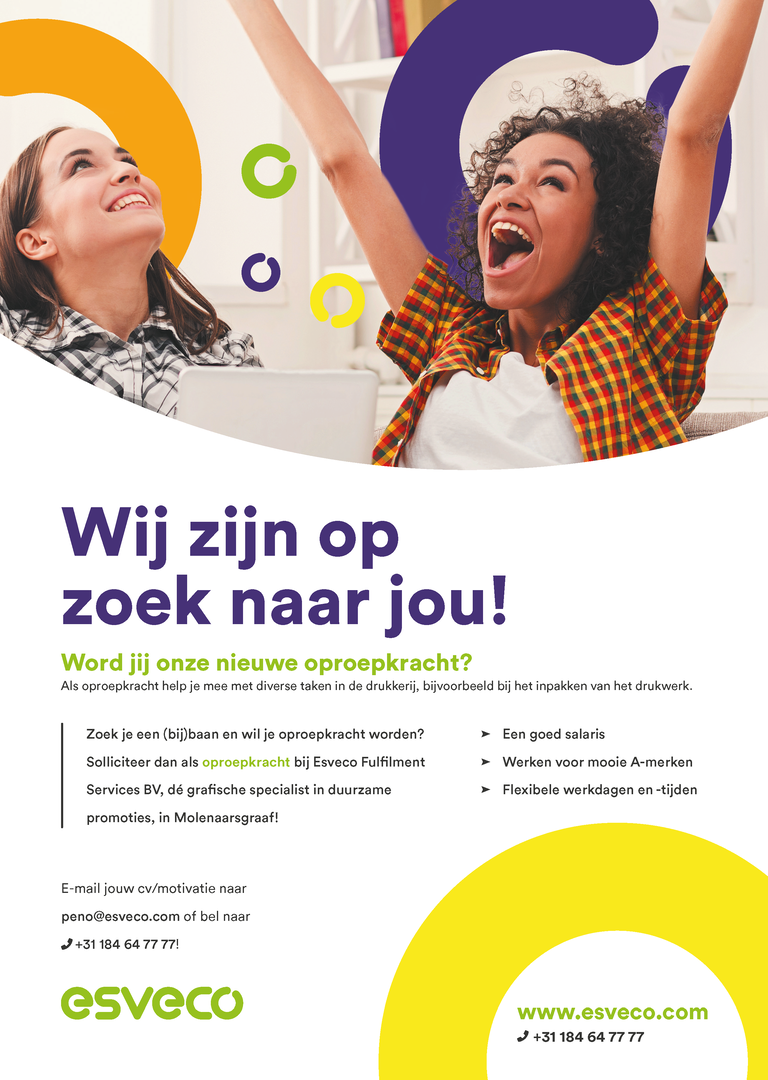 Esveco Print Flyer oproepkracht