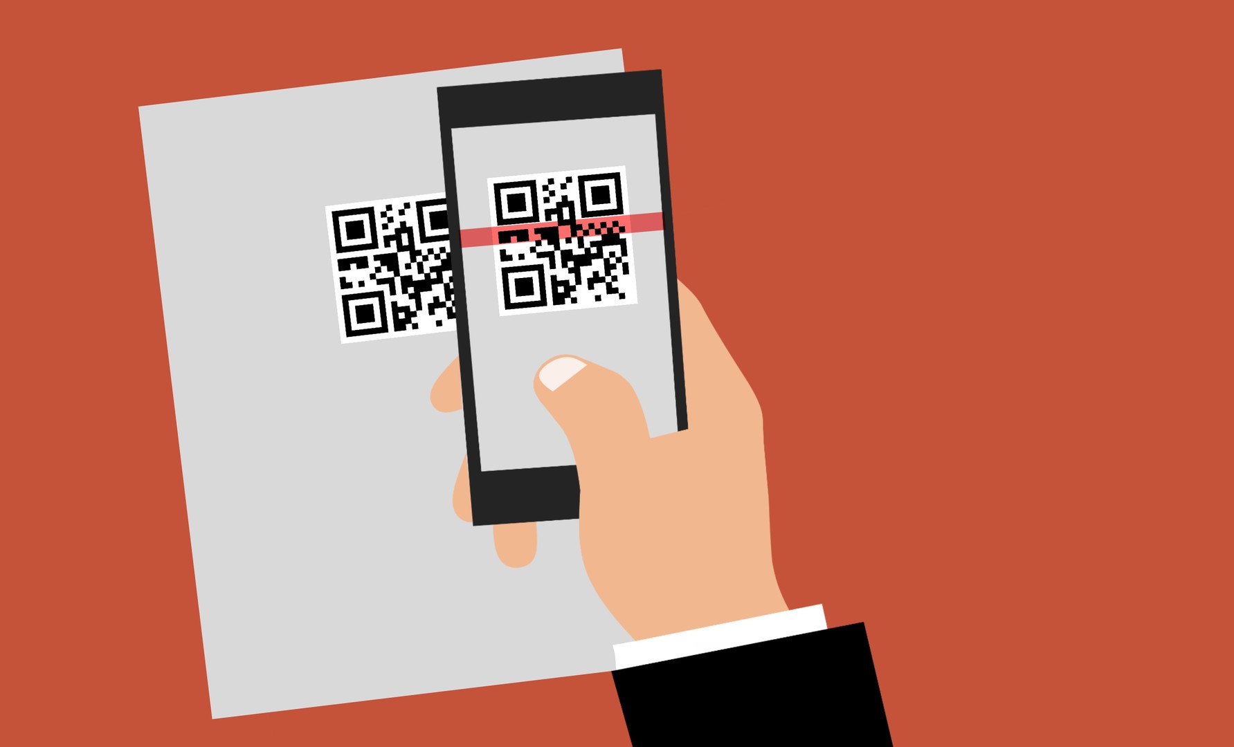 At this way you could make the difference with QR codes!
